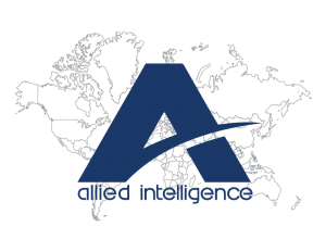 Allied Intelligence Logo with Map